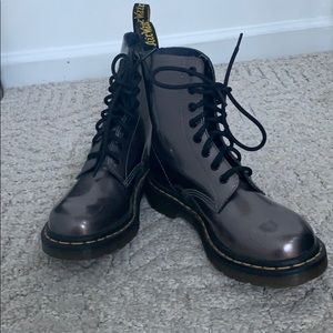 Silver Dr. Martens